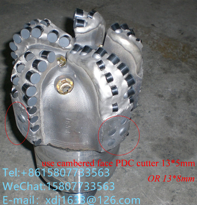 Bocado de broca do óleo do diâmetro 89mm 444.5mm PDC, bocado de broca do campo petrolífero para a perfuração do furo profundo