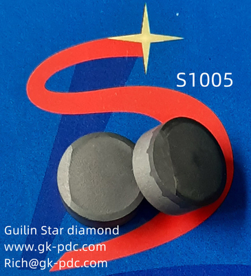 S1005 PDC Cortadores de diamante policristalino para o ODM do OEM dos bocados de broca da âncora de 25mm 26mm