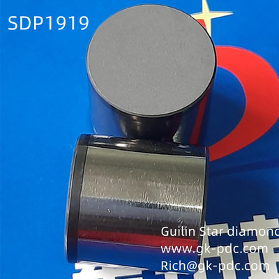 diâmetro policristalino de Diamante Compactarar 19.05mm da altura de 19mm para a perfuração de gás do óleo