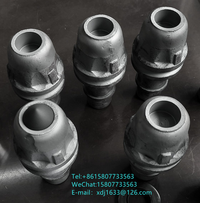 Picaretas carbonosas do certificado ISO9001 para o OEM da engenharia da fundação de pilha